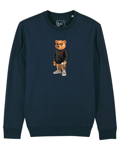 Organic Pullover Filou XCVI. - Navy blue