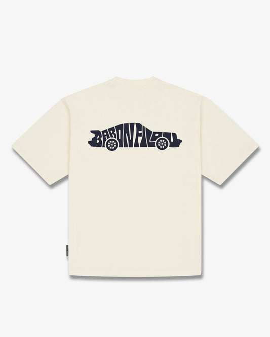SS26 Oversized Backprint T-Shirt VALET MODE - Off-White