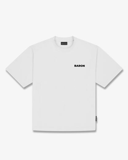 SS26 Oversized Backprint T-Shirt SUMMER ESSENTIALS - White