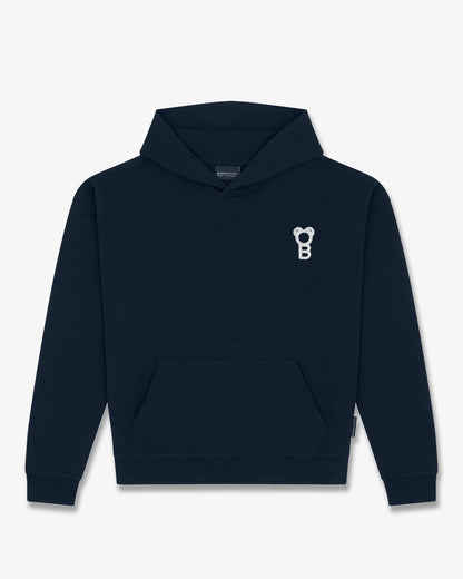 Signature Oversized Hoodie - Navy blue