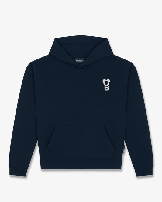 Signature Oversized Hoodie - Navy blue