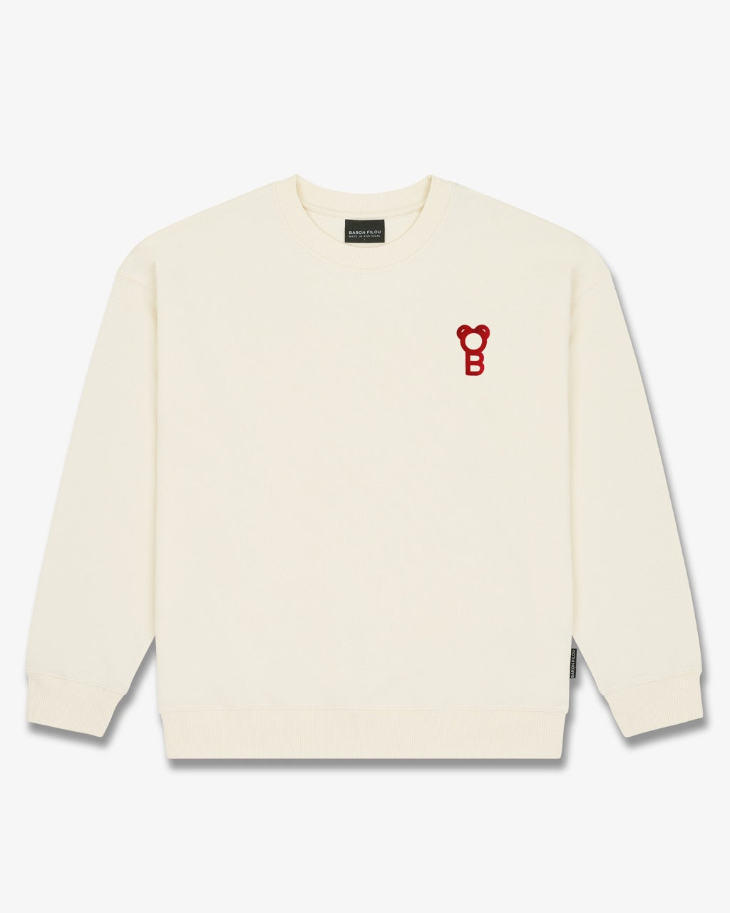 Signature Oversized Pullover - Off-White