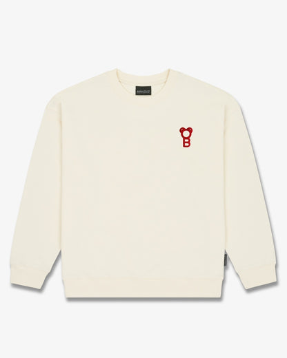Signature Oversized Pullover - Off-White