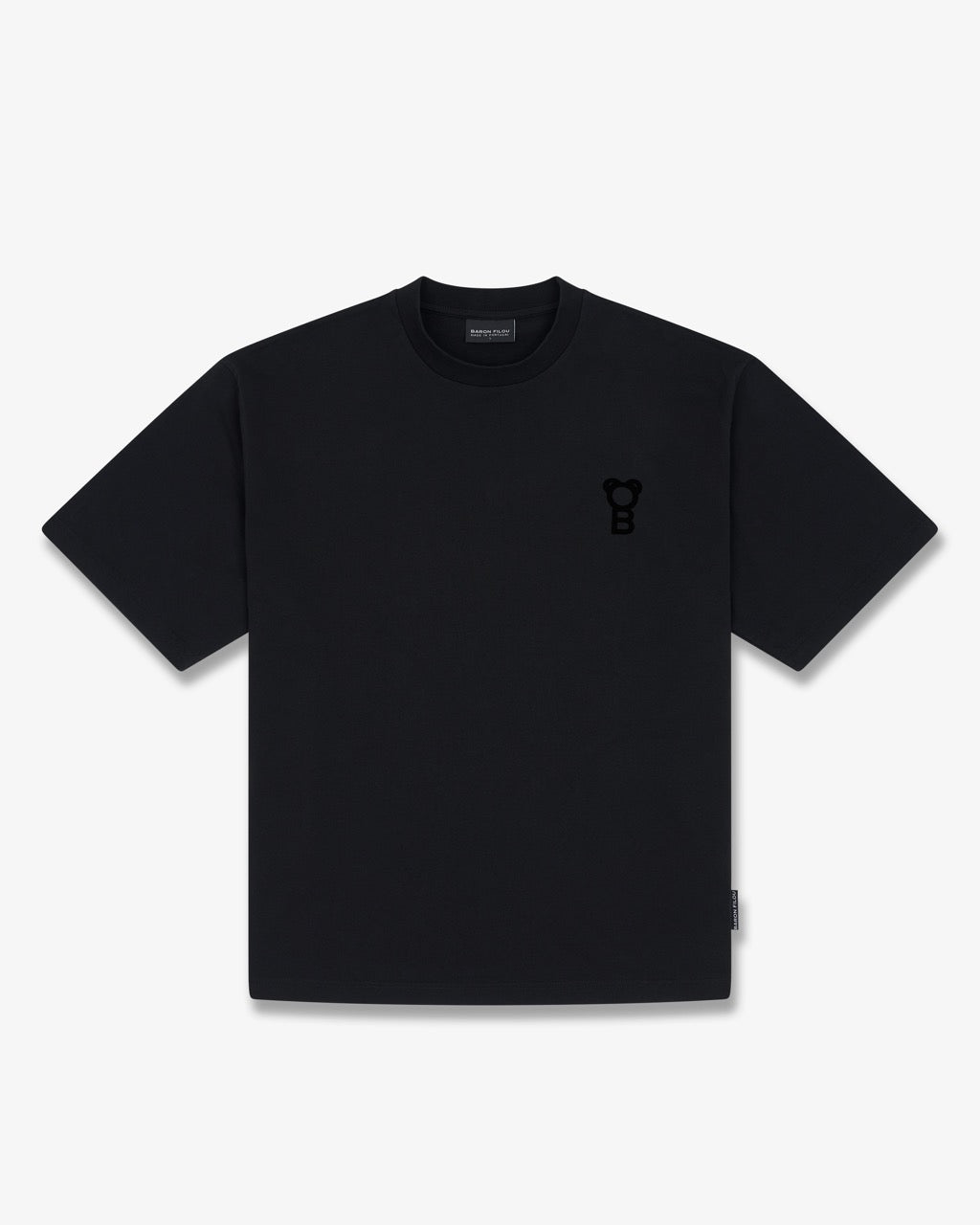 SS26 Oversized Signature T-Shirt - Black