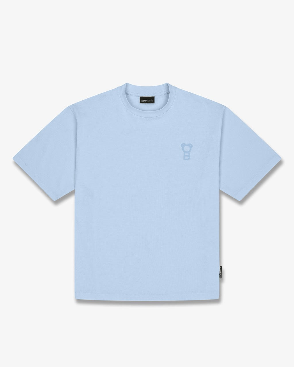 SS26 Oversized Signature T-Shirt - Light blue