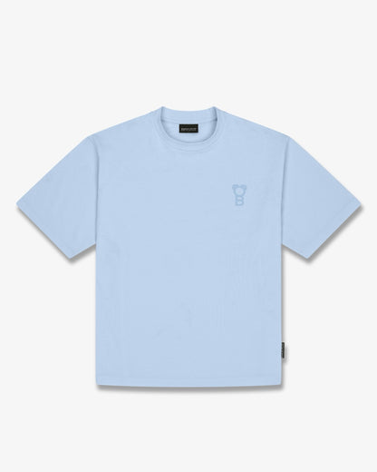SS26 Oversized Signature T-Shirt - Light blue