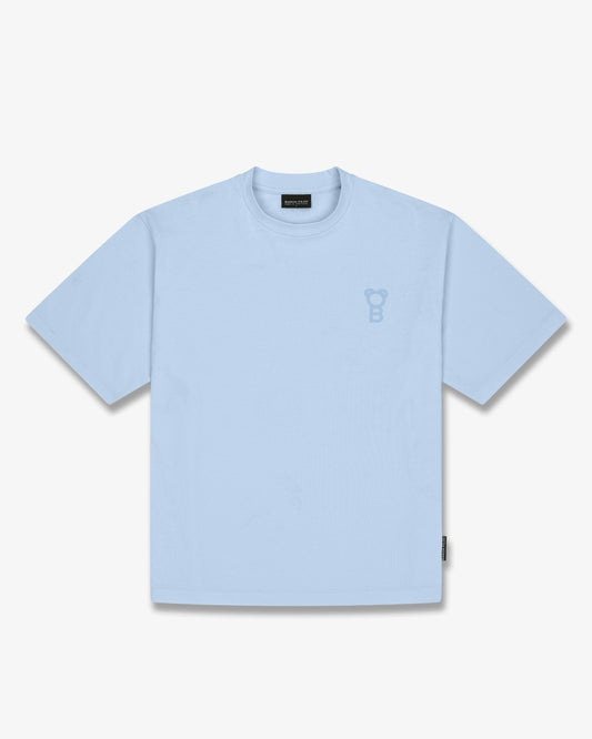 SS26 Oversized Signature T-Shirt - Light blue