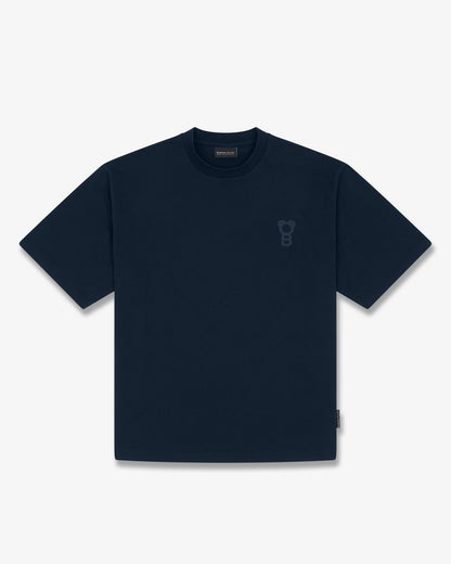 SS26 Oversized Signature T-Shirt - Navy blue