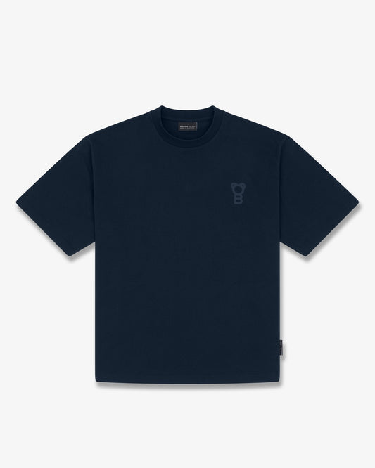 SS26 Oversized Signature T-Shirt - Navy blue
