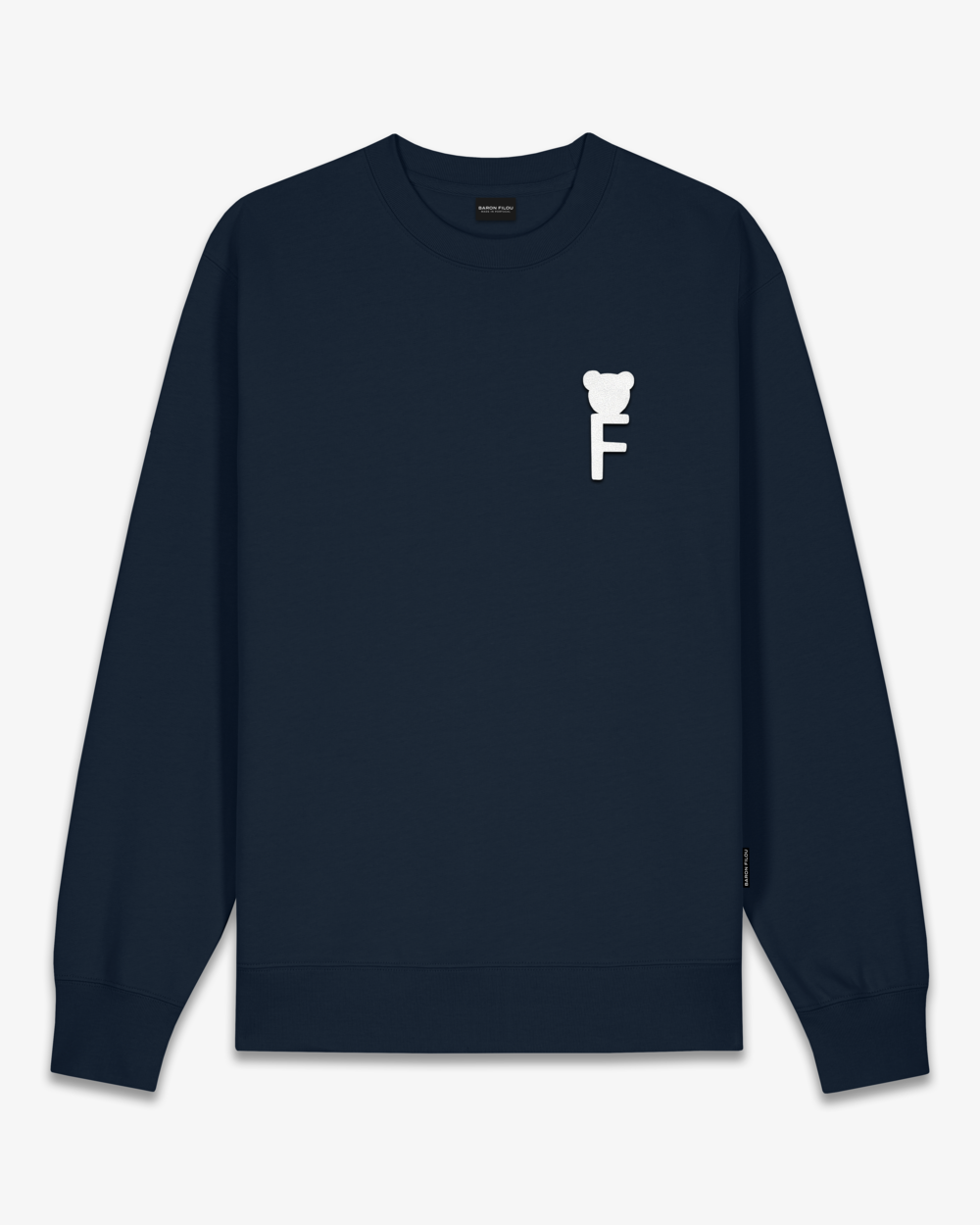 FW25 Pullover, Chenille F - Navy blue