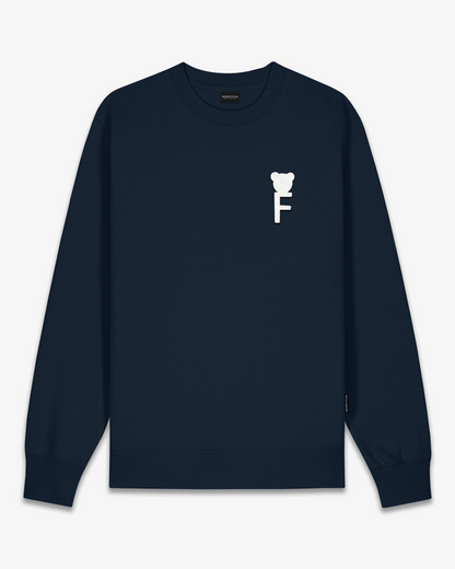 FW25 Pullover, Chenille F - Navy blue