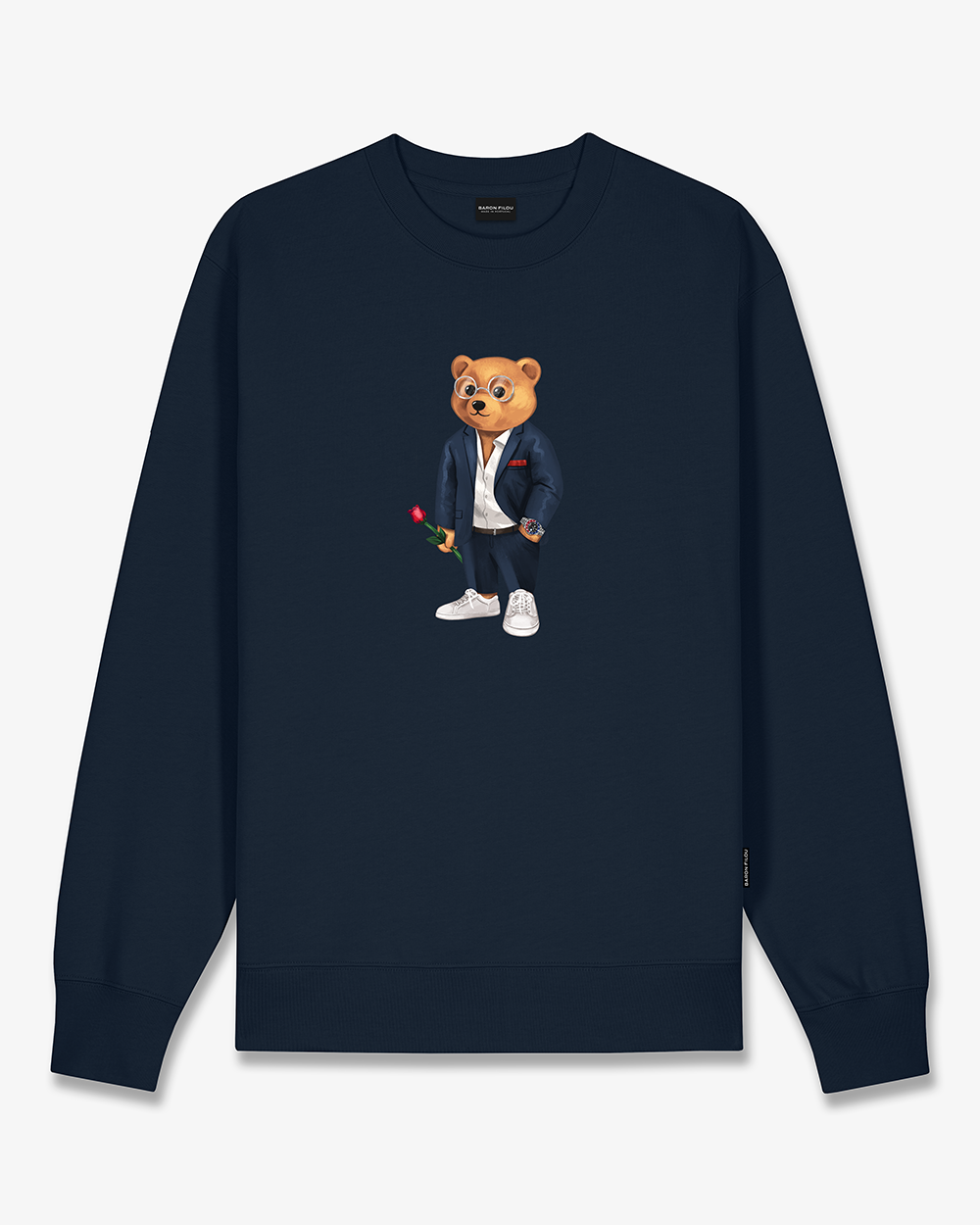 Organic Pullover Filou CLX. - Navy blue