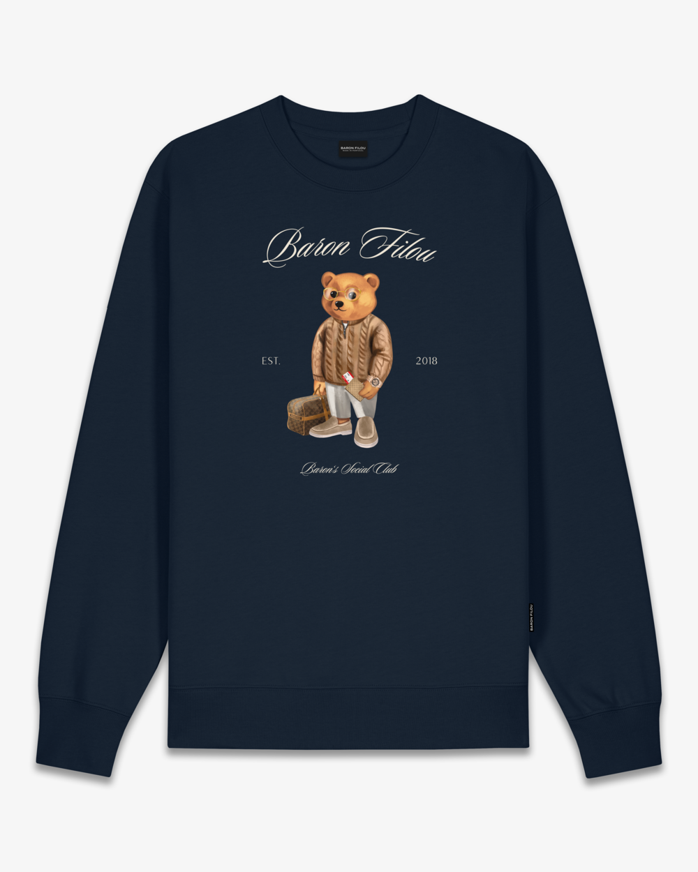 FW25 Pullover Filou CXLVI. Baron’s Social Club - Navy blue