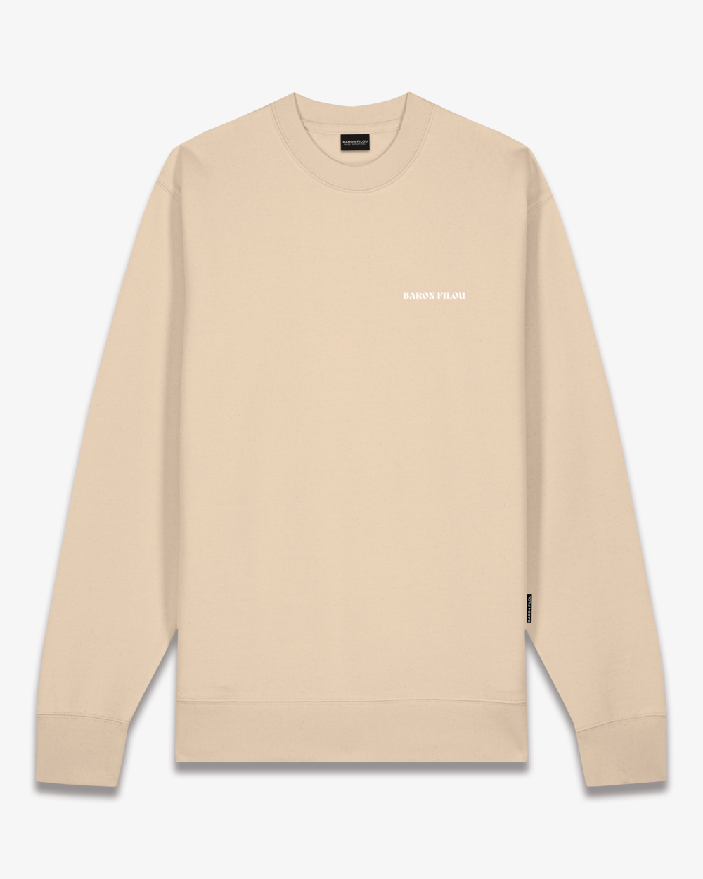 FW25 Pullover Oval Backprint Filou CL. - Sand brown