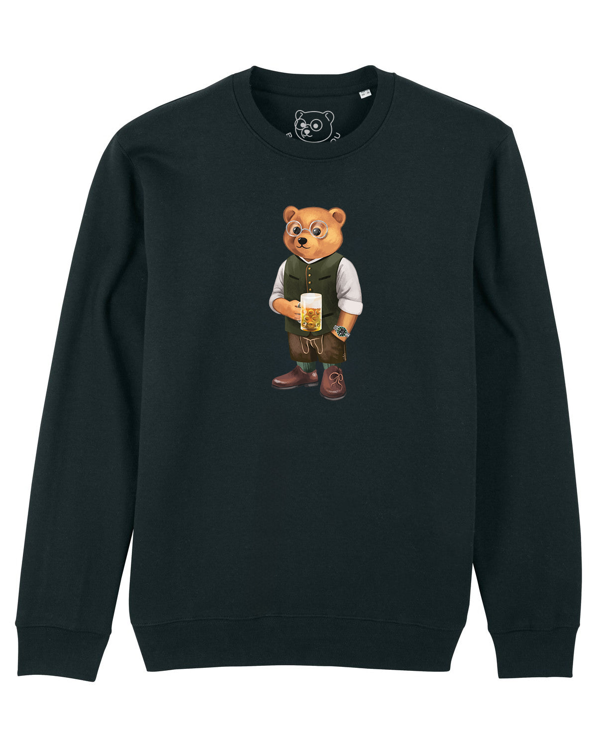 Organic Pullover Filou CXIX. - Black