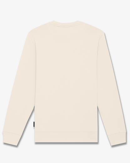 SS25 Embroidered Pullover Filou CXIII. - Pearl white