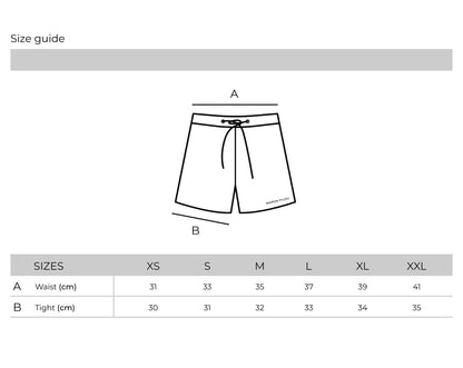 SS25 Swim Shorts Filou CXXIII. - Black