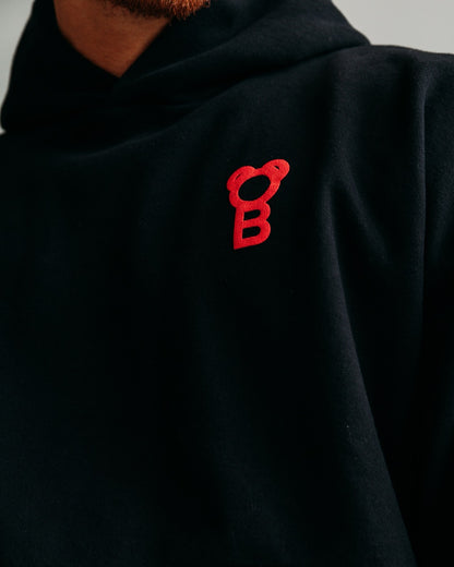 Signature Oversized Hoodie - Black