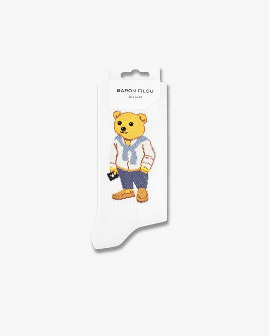 FW25 Sport Socks Filou CLII. - White