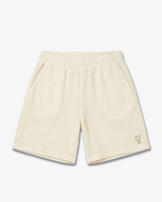 SS26 Signature Structured Shorts - Off-White