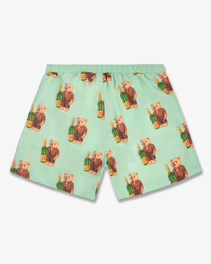 SS25 Swim Shorts Filou CXXII. Allover - Palm green