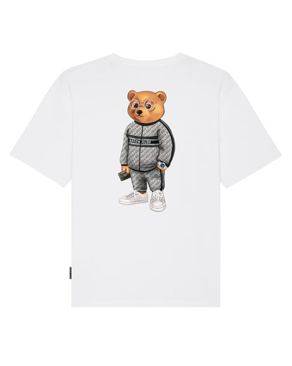 FW24 Organic Oversized Backprint T-Shirt, Filou CXVII. - White