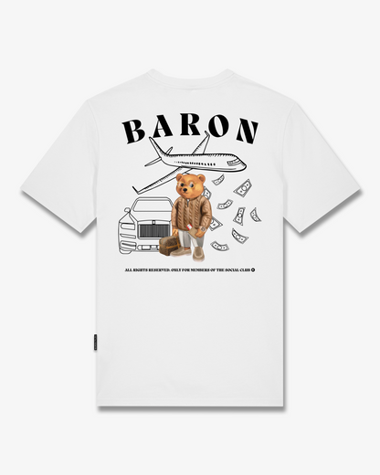 FW25 T-Shirt Backprint Filou CXLVI. BARON - White