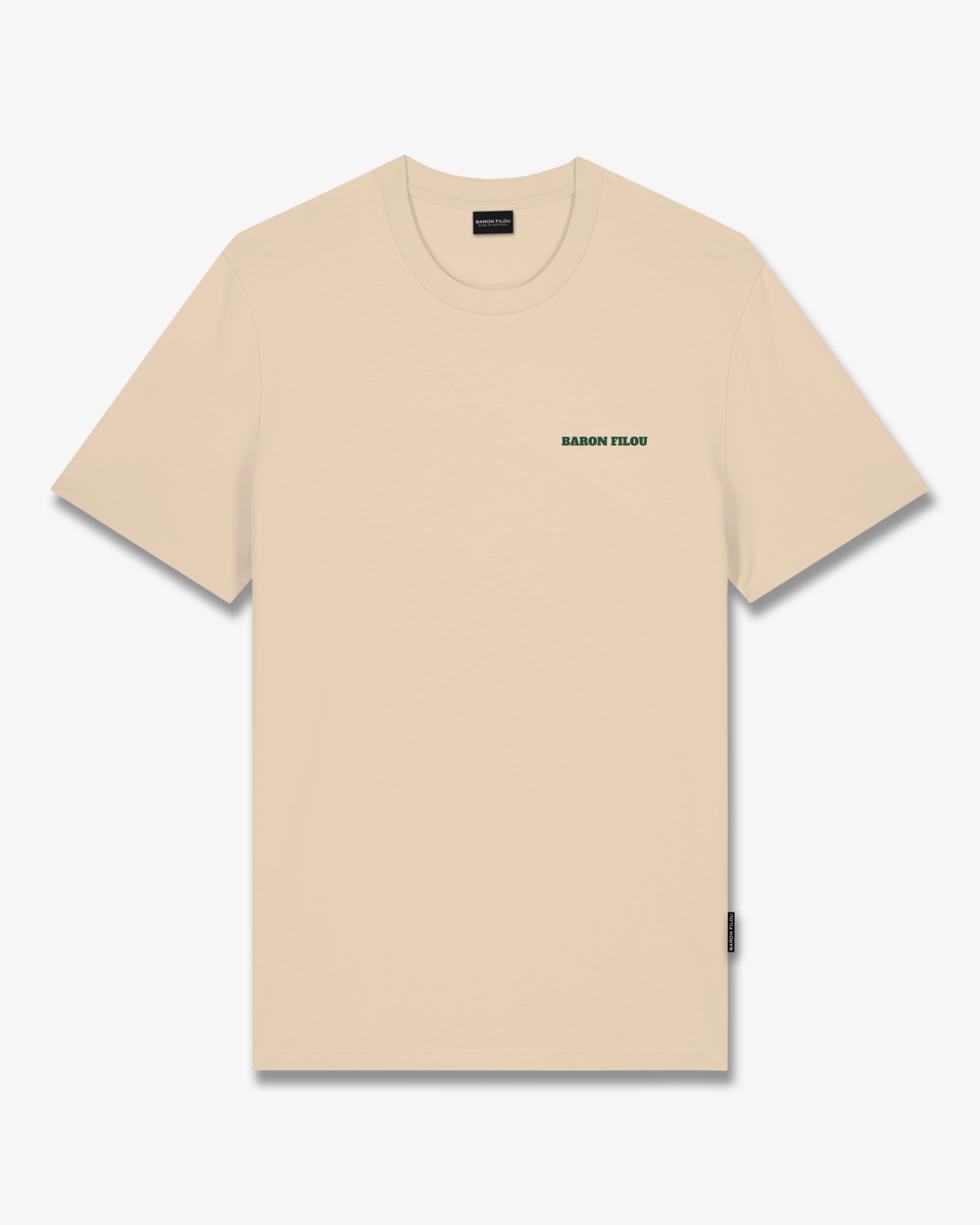 FW25 T-Shirt Backprint THE BARON SOCIAL CLUB - Sand brown