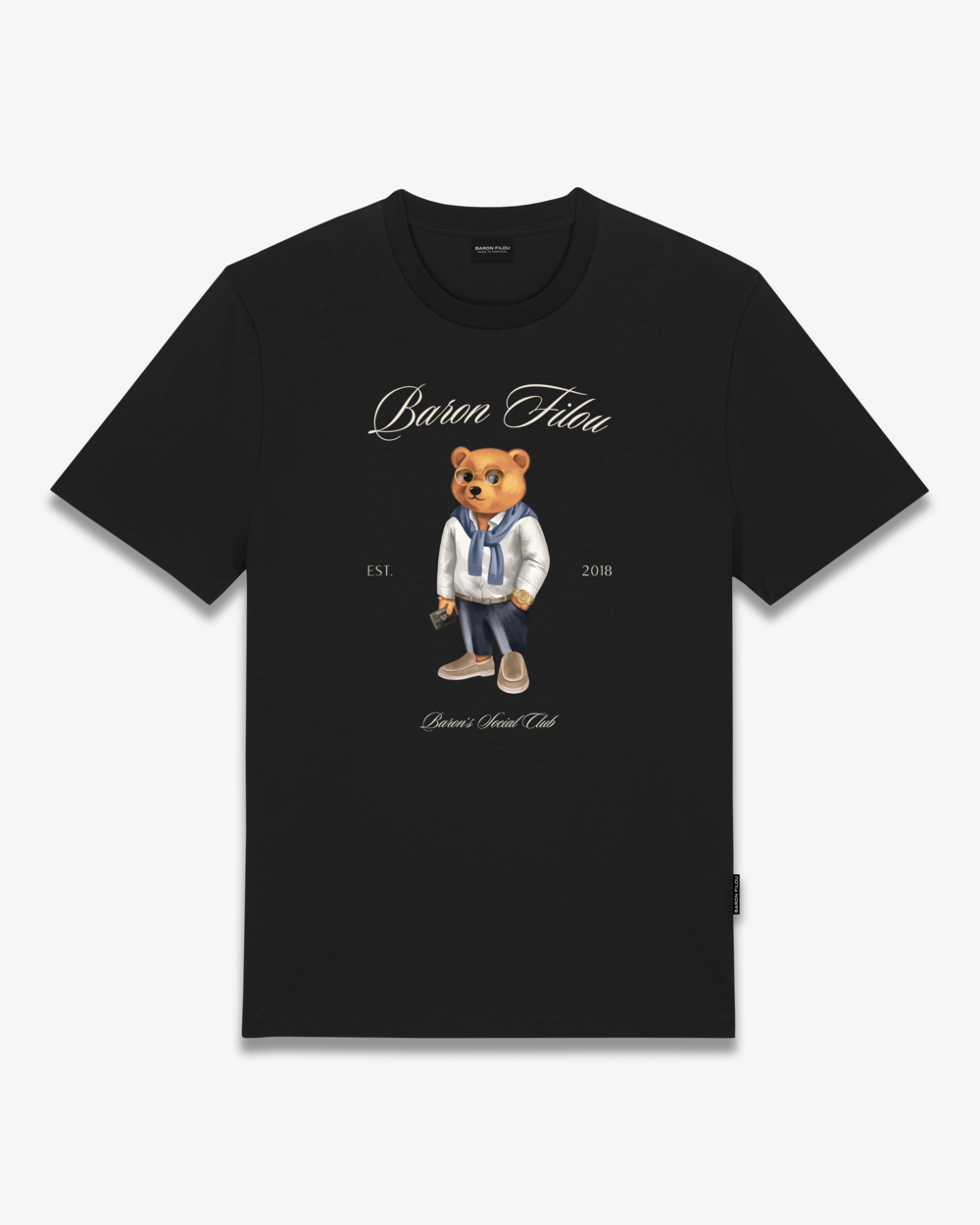FW25 T-Shirt Filou CLII. Baron’s Social Club - Black