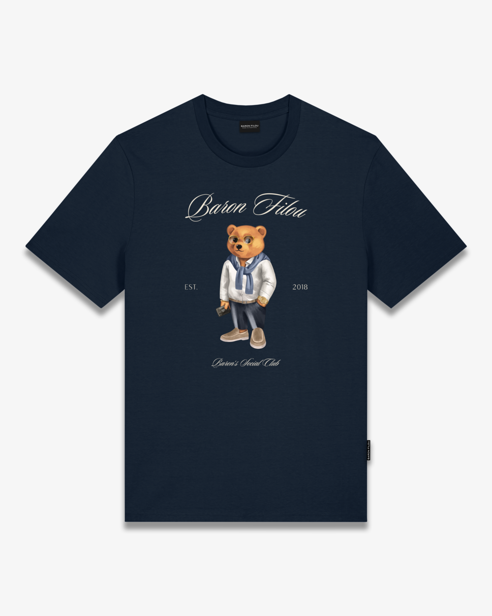FW25 T-Shirt Filou CLII. Baron’s Social Club - Navy blue