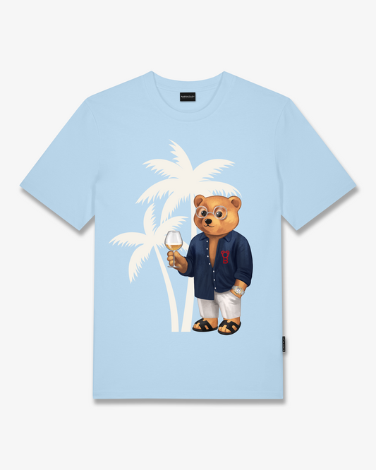 SS26 T-Shirt Filou CLXIV. PALMS - Light blue