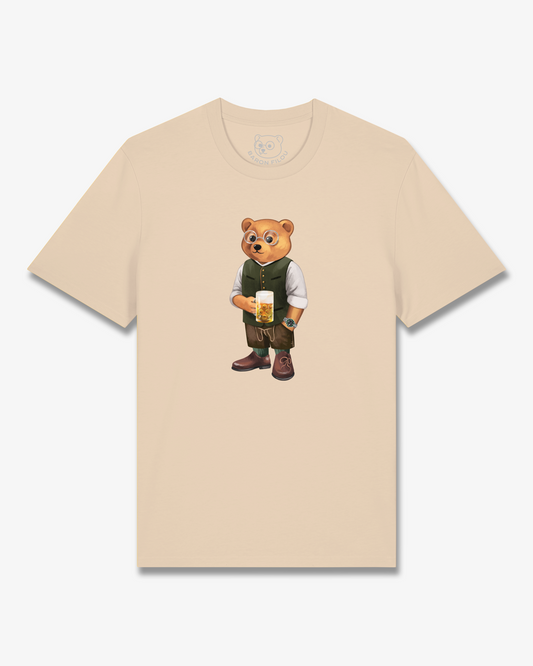 Organic T-Shirt Filou CXIX. - Sand brown