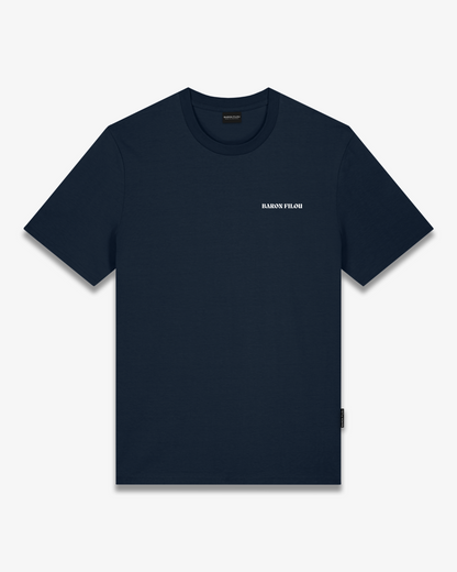 FW25 T-Shirt Oval Backprint Filou CLII. - Navy blue