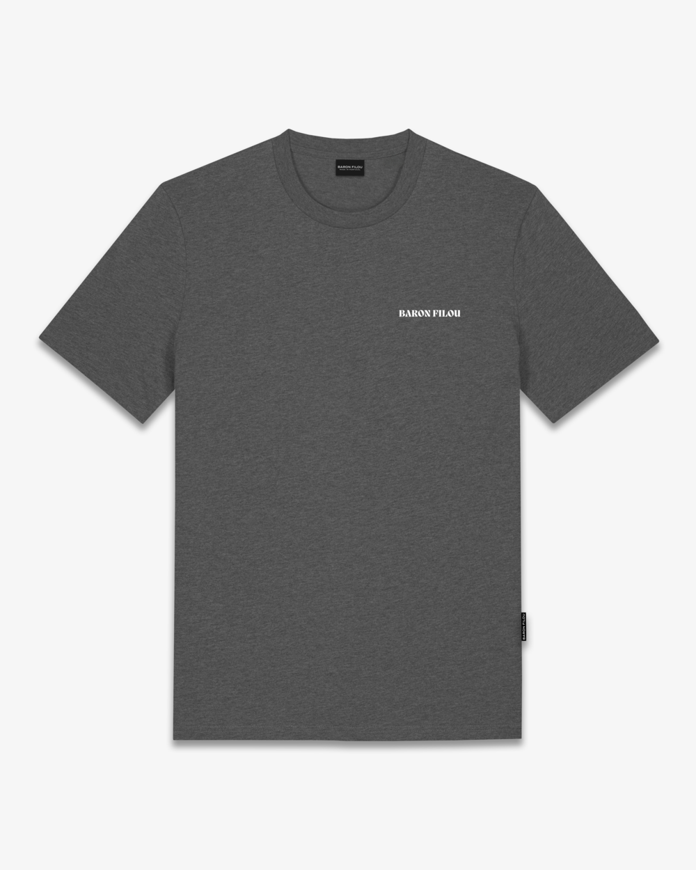 FW25 T-Shirt Oval Backprint Filou CLI. - Stone grey