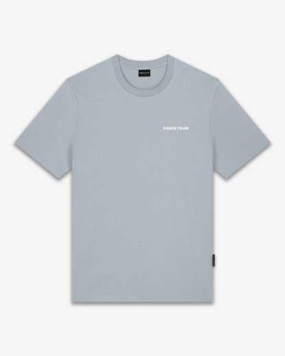 FW25 T-Shirt Oval Backprint Filou CXLIX. - Frosted blue