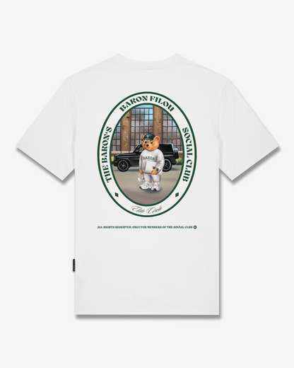 FW25 T-Shirt Oval Backprint Filou CXLVII. - White