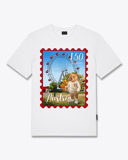 T-Shirt Vienna Stamp - White