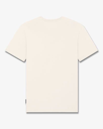 SS25 Embroidered Chestprint T-Shirt Filou CXVIII. - Pearl white