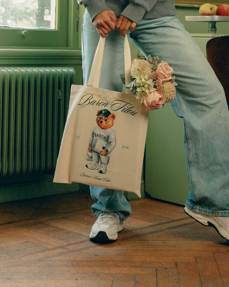FW25 Baron Filou Cotton Tote Bag Filou CXLVII.