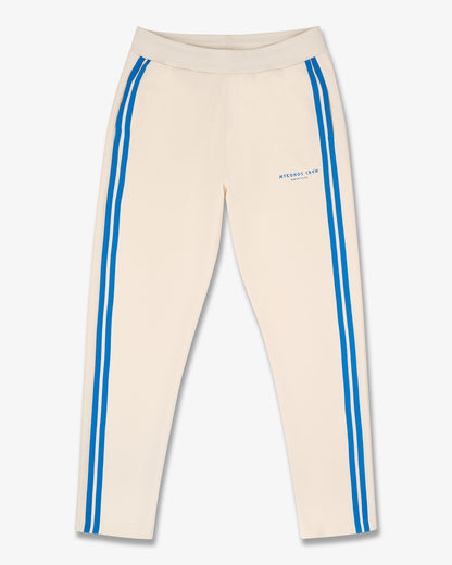 SS25 Tracksuit Sweatpants with Stripes, Mykonos Crew - Pearl white