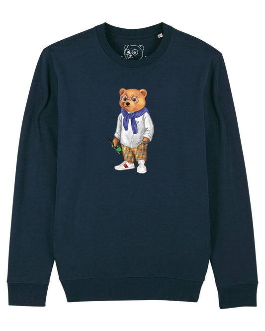 Organic Pullover Filou X. - Navy blue