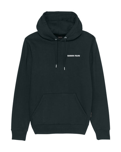 Backprint Hoodie Filou CXXXIV. - Black
