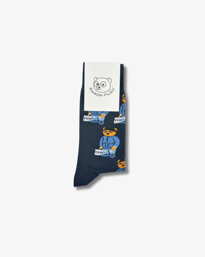 FW24 Knit Socks - Filou LXXXIX. - Navy blue